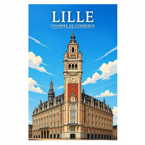 Affiche - Lille - Chambre de Commerce - affiche lille