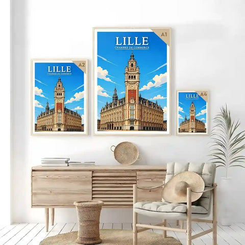 Affiche - Lille - Chambre de Commerce - affiche lille