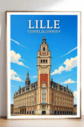 Affiche - Lille - Chambre de Commerce - affiche lille