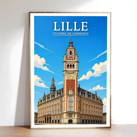 Affiche - Lille - Chambre de Commerce - affiche lille