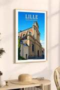Affiche - Lille - Église Saint-Étienne - affiche lille