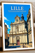 Affiche - Lille - Église Sainte-Marie-Madeleine - affiche lille