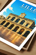 Affiche - Lille - Gare de Lille-Flandres - affiche lille