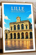 Affiche - Lille - Gare de Lille-Flandres - affiche lille