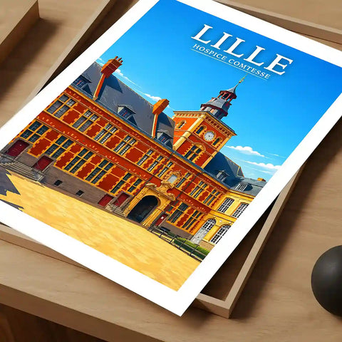 Affiche - Lille - Hospice Comtesse - affiche lille