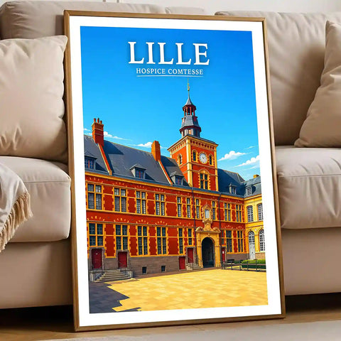Affiche - Lille - Hospice Comtesse - affiche lille