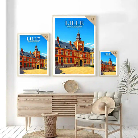 Affiche - Lille - Hospice Comtesse - affiche lille