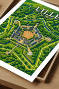 Affiche - Lille - La Citadelle - affiche lille