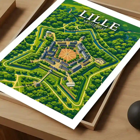 Affiche - Lille - La Citadelle - affiche lille