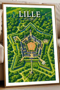 Affiche - Lille - La Citadelle - affiche lille