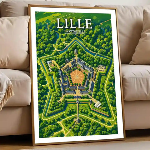 Affiche - Lille - La Citadelle - affiche lille