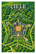 Affiche - Lille - La Citadelle - affiche lille