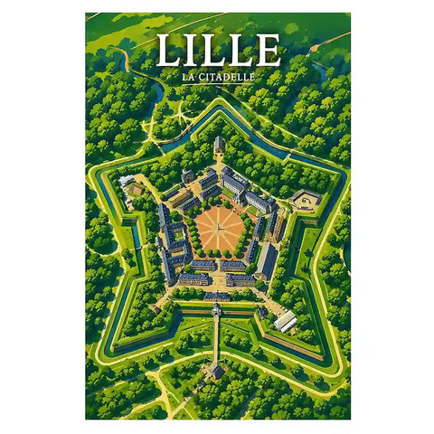 Affiche - Lille - La Citadelle - affiche lille