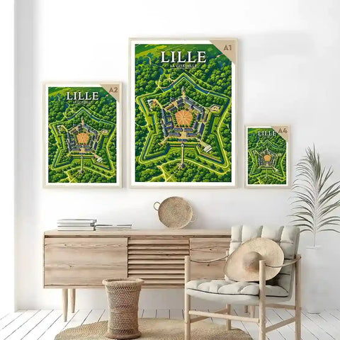 Affiche - Lille - La Citadelle - affiche lille