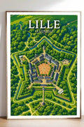 Affiche - Lille - La Citadelle - affiche lille