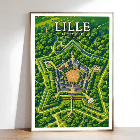 Affiche - Lille - La Citadelle - affiche lille