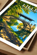 Affiche - Lille - Le Pont Napoléon - affiche lille