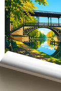 Affiche - Lille - Le Pont Napoléon - affiche lille