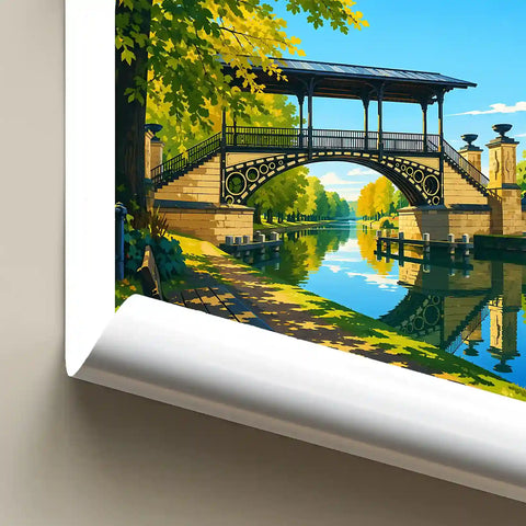 Affiche - Lille - Le Pont Napoléon - affiche lille