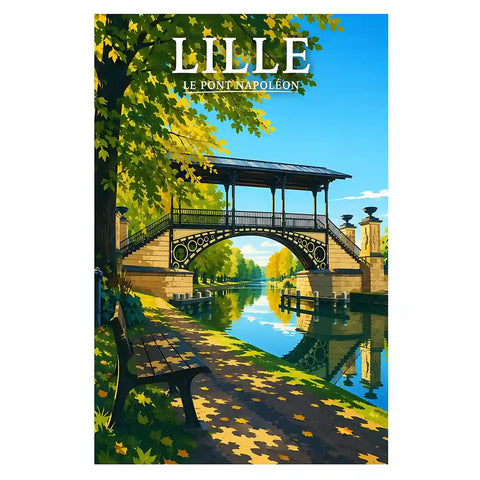 Affiche - Lille - Le Pont Napoléon