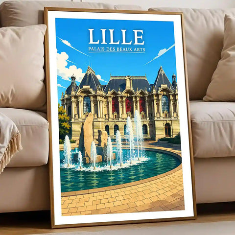 Affiche - Lille - Palais des Beaux Arts - affiche lille