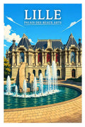 Affiche - Lille - Palais des Beaux Arts - affiche lille