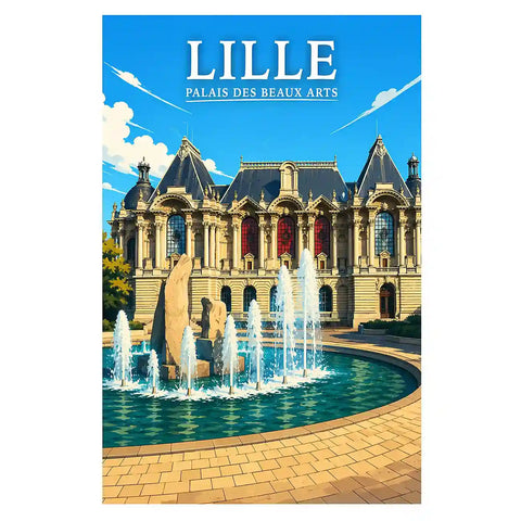 Affiche - Lille - Palais des Beaux Arts - affiche lille