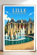 Affiche - Lille - Palais des Beaux Arts - affiche lille