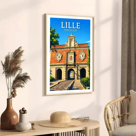 Affiche - Lille - Porte de Gand - affiche lille