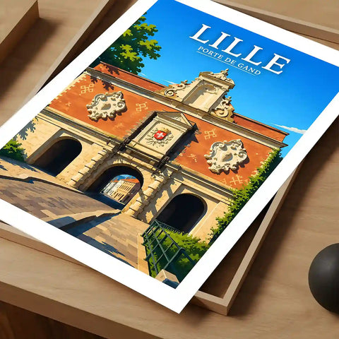 Affiche - Lille - Porte de Gand - affiche lille