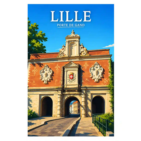 Affiche - Lille - Porte de Gand