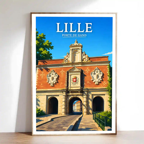 Affiche - Lille - Porte de Gand - affiche lille