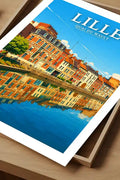 Affiche - Lille - Quai du Wault - affiche lille
