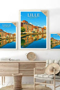 Affiche - Lille - Quai du Wault - affiche lille