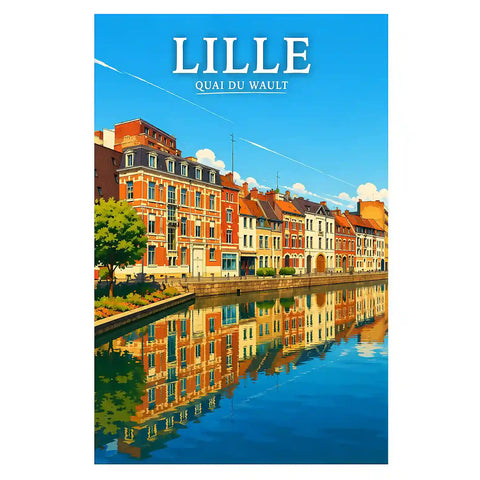 Affiche - Lille - Quai du Wault