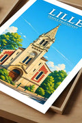Affiche - Lille - Temple Protestant - affiche lille