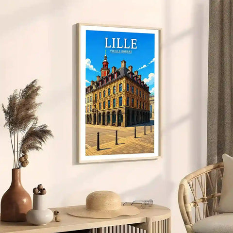 Affiche - Lille - Vieille Bourse
