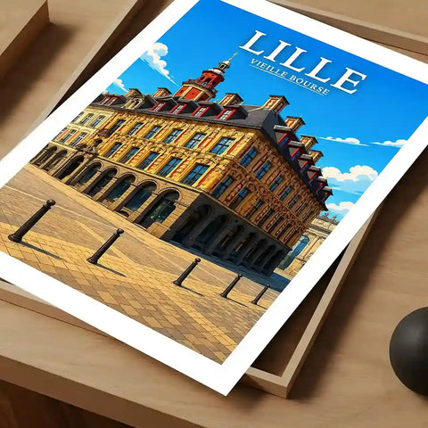 Affiche - Lille - Vieille Bourse
