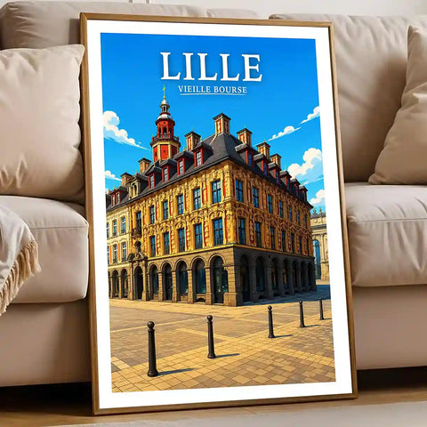 Affiche - Lille - Vieille Bourse