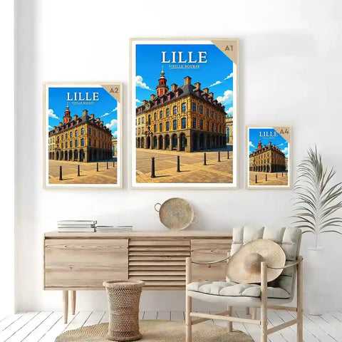 Affiche - Lille - Vieille Bourse