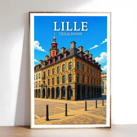 Affiche - Lille - Vieille Bourse