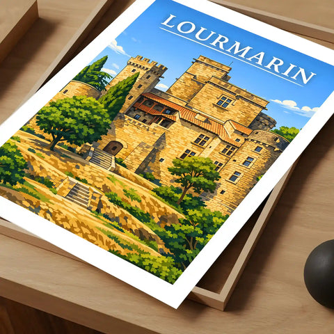 Affiche - Lourmarin