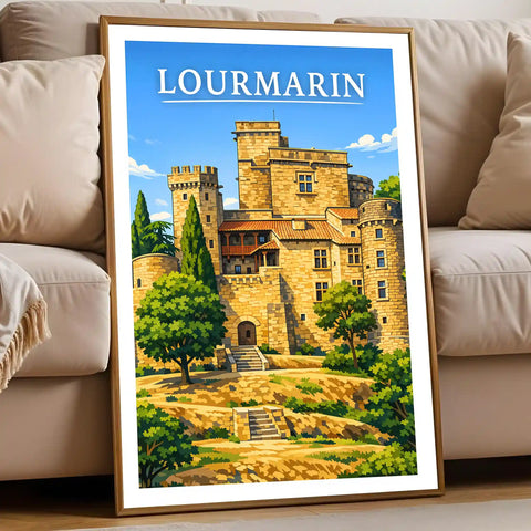 Affiche - Lourmarin