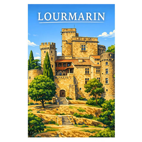 Affiche - Lourmarin