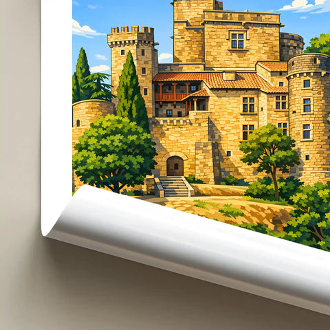 Affiche - Lourmarin