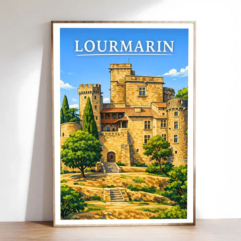 Affiche - Lourmarin