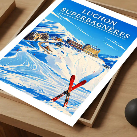 Affiche - Luchon-Superbagnères
