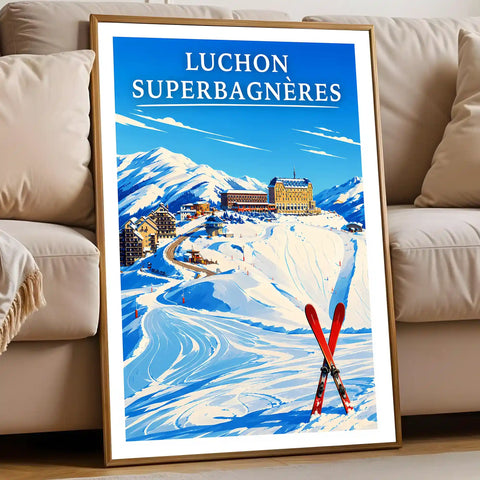 Affiche - Luchon-Superbagnères