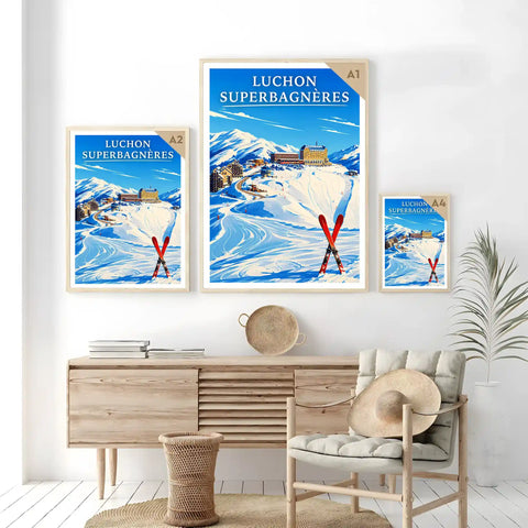 Affiche - Luchon-Superbagnères