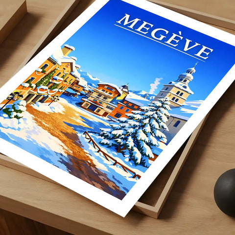 Affiche - Megève